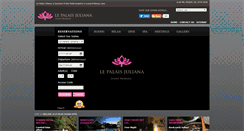 Desktop Screenshot of lepalaisjuliana.com