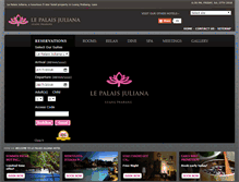 Tablet Screenshot of lepalaisjuliana.com